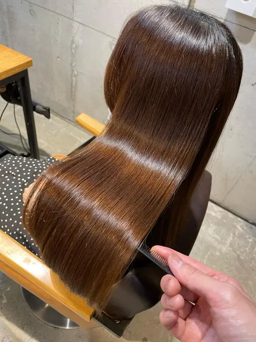 【インスタで見かける艶髪】カット＋カラー＋髪質改善ULTOWA or13stepTR５分スパ
