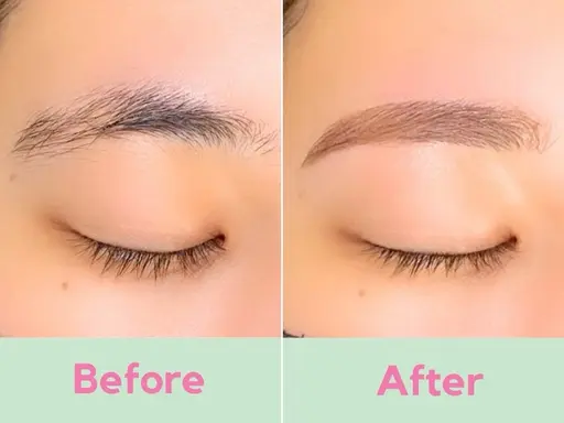 眉毛スタイリングWAX＋眉毛脱色