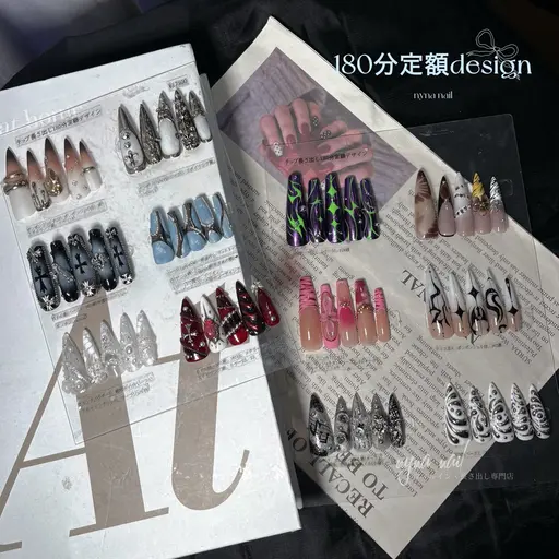 🎀チップ長さ出し🎀180分定額デザイン