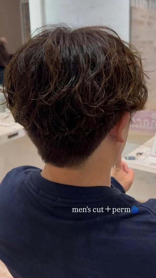 カット+パーマ🌀