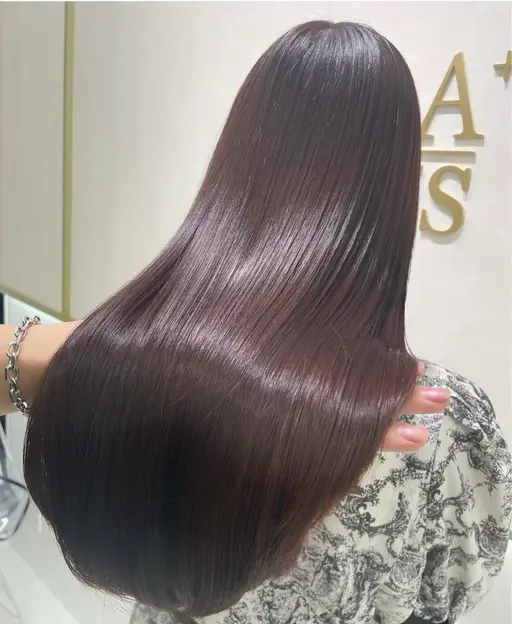 【20時以降限定✨️】プレミアム艶カラー🫧➕2種類の最高級処理剤➕ケラチントリートメント(シャンプーブロー込み)