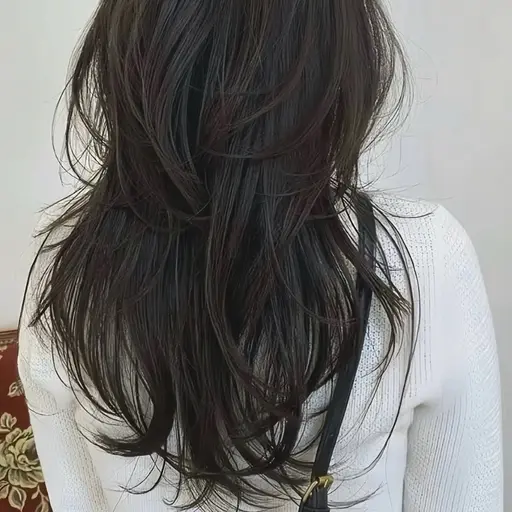 🪽似合わせロングレイヤー🪽カット＋コテ巻きセット ロング ✧ハッシュカット✧