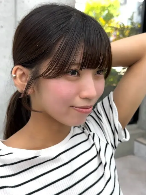 【新規・10​〜​20代SNS撮影可能な方限定】結んでもかわいい🤍前髪・顔まわりカット✂︎さらに小顔に🪄