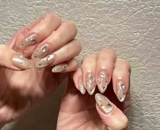 【研修モデル】【パーツデザイン】✴︎カラー変更🉑✴︎ソフトジェルオフあり✴︎➕パーツ10個まで