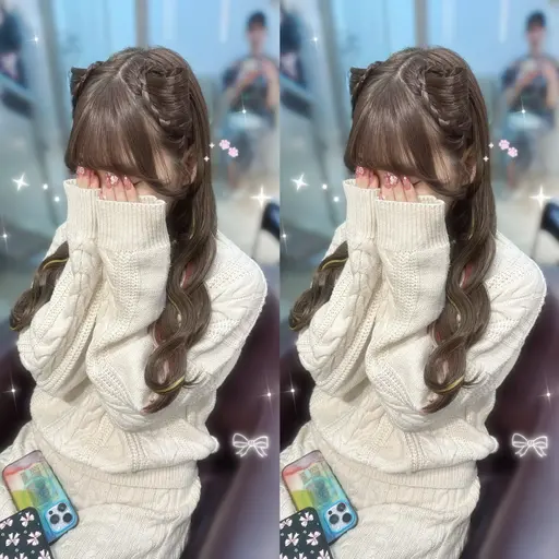 【 平日限定；推し活 ヘアメ𓂃𓈒𓏸︎︎︎︎ ❤︎ 】イベント,推し活,ライブ前,オタ活前🎀 ﾍﾟｱおk🌼🤍