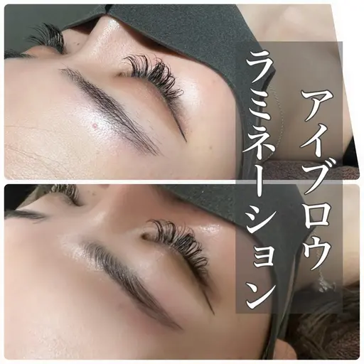 【 アイブロウラミネーション 】垢抜けに必須の眉毛ケア🫶🏻メンズももちろん◎WAX脱毛付き ¥3,980