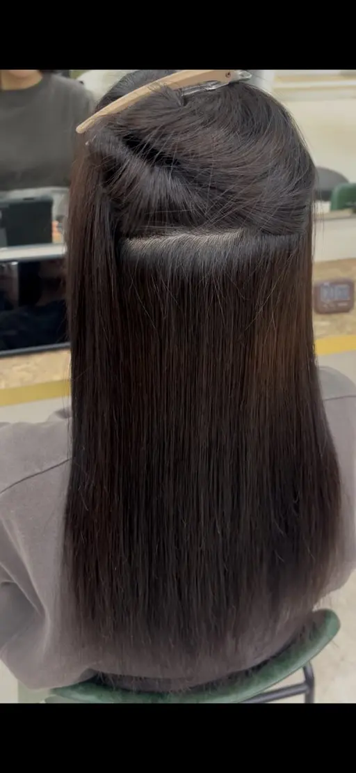 ⚠️チェックモデルになるため施術後スタイリストのチェックあり‼️髪のお悩みとおさらば！髪に自信がつくサラ艶ストレート✨️
