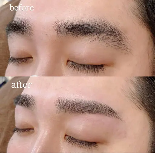 ミニモ期間限定SALE🌙メンズアイブロウ　眉Wax＋間引き　¥6600→¥3960