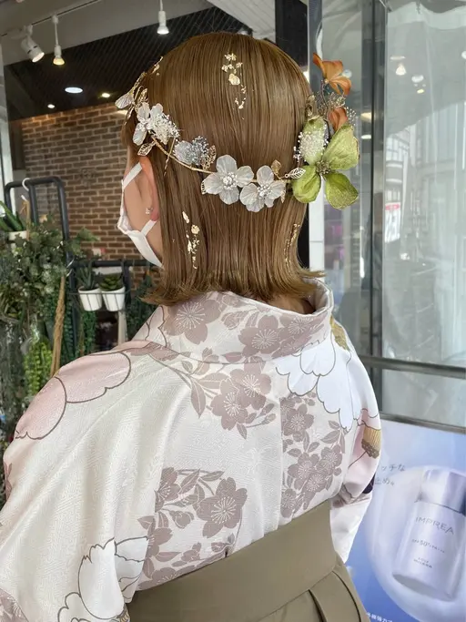 卒業式ヘアセット➕袴着付け⭐️