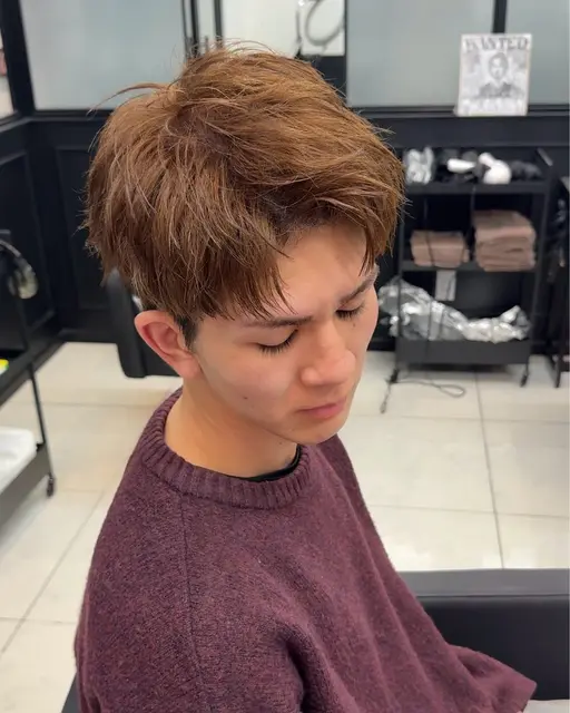 【men's限定】ケアブリーチ+ワンカラー+クイックトリートメント