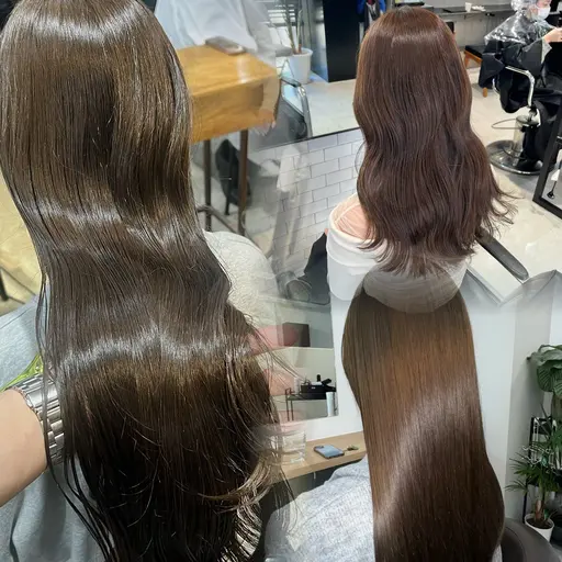 🫧2月限定1日3名様まで!🫧 カット+カラー+内部補修トリートメント#レイヤーカット#韓国ヘア