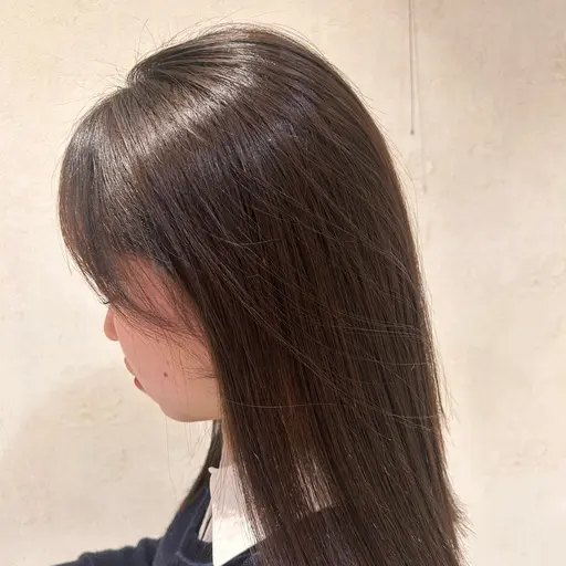 艶感のある透明感カラー✨(前髪カット付き‪)