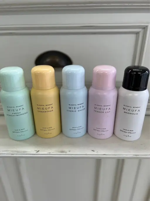 髪の毛にも体にも使える✌️ミーファUVスプレー付き＋似合わせカット♪