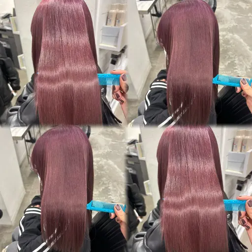 ❄️12月限定🎄カット+カラー+ケアトリートメント(超音波アイロン使用)