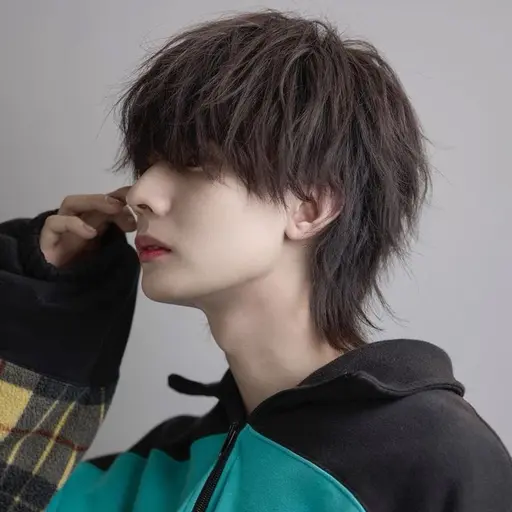 ワンカラー+骨格矯正メンズカット