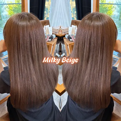 【💡明るくしたい方💡】ブリーチなしダブルカラー+艶トリートメント