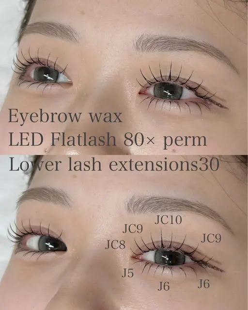 🌟2/11限定(万代エリア)🌟下まつ毛エクステ60本コーティング付(1時間程度)