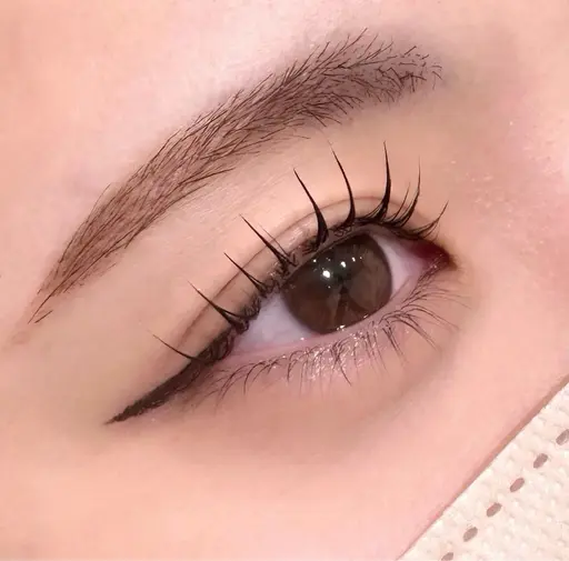 🎀LEDエクステフラット100本 🎀持続力大幅にUP◎光で固めるエクステです！LEDライトで接着します！-  ̫ -