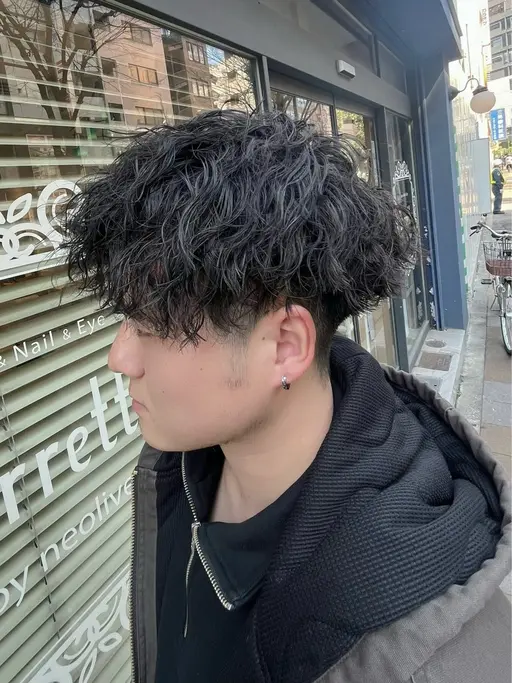 ツイストスパイラル+メンズカット