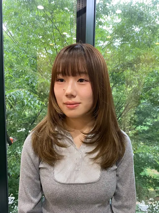 ミディアムのレイヤーカット(撮影OKな方‼️)