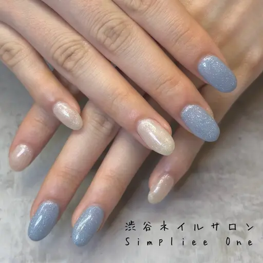 🍓【ハンド】🍓ワンカラー／カラー、グリッター (70分/3,850)　‪⚠️オフなし⚠️