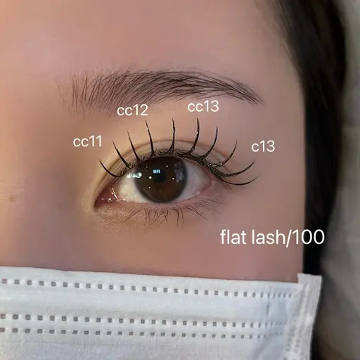 【超軽量エクステ】フラットマットラッシュ120本🥐🤎（コーティング＆オフ込）