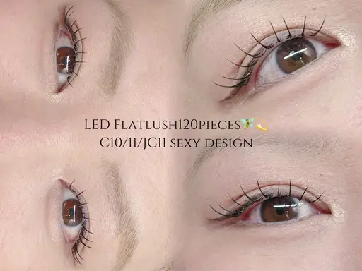 【🌸4月限定🌸ミニモ学割｜40%off｜持ち重視🎀】LED120本🌼アイパック&コーティング仕上げ付き✨️