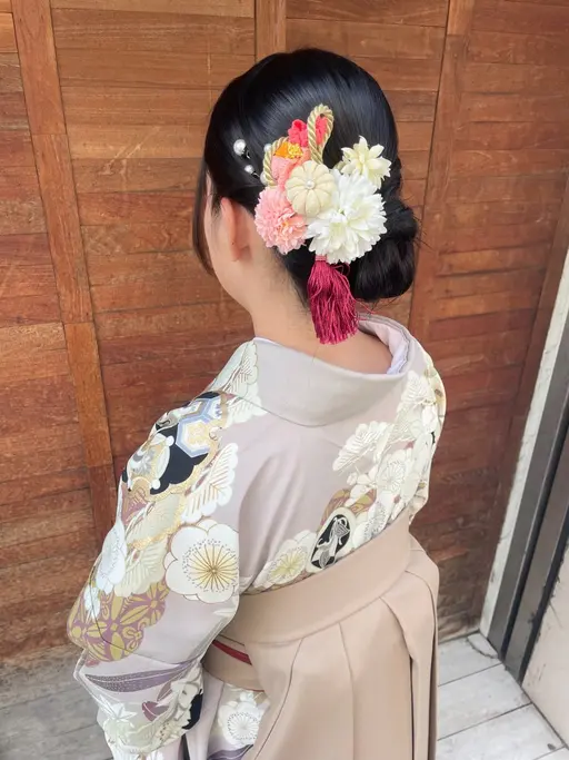 【ミニモ特別価格】卒業式 袴着付け＋ヘアセット 早朝対応可◎