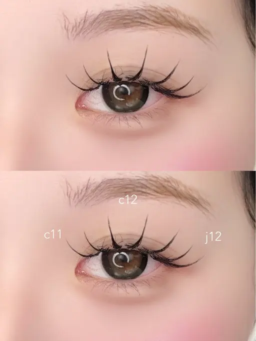 【フラットラッシュ80本】大人気L.LC.LDカールあり🍒オフコーティング込み💍LEDマツエク➕¥1100🍒