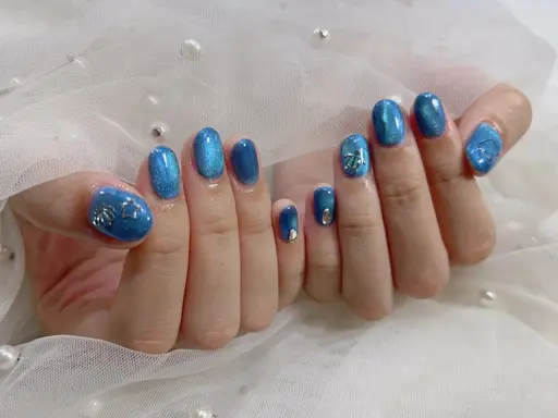 ジェルオフあり無料💅ハンドマグネットワンカラー✨