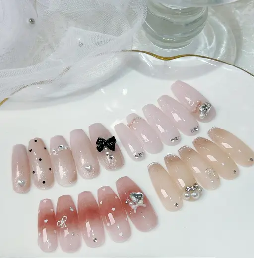 【オフ有】Spring限定ワンホンデザイン🌸ジェルネイル￥12200→￥9900(オフ¥1100含)