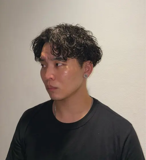 メンズカット＋特殊パーマ🫟🫆