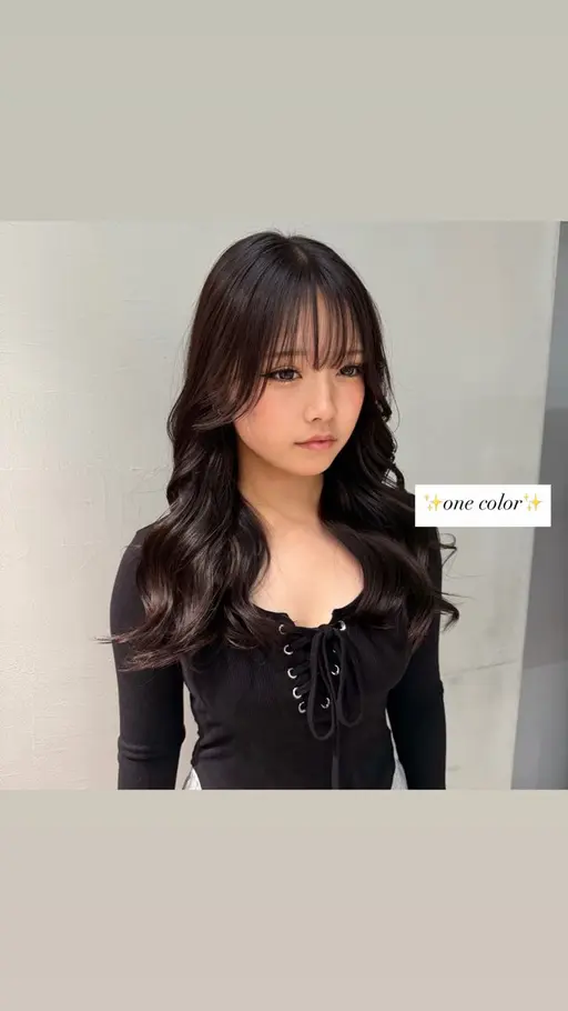 🌺【人気No. 1】🌺最高に透明感のでる　　　　　　　　　　🌿color＋cut＋treatment2step🌿
