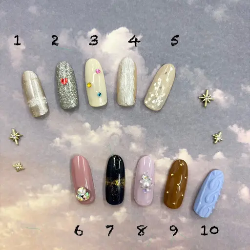 【オフ有】ワンカラー+写真アート2本付 0円