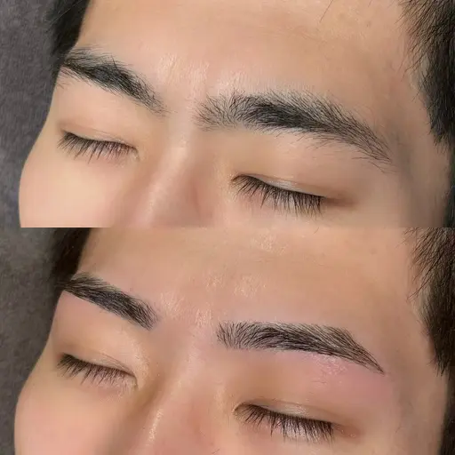 メンズ眉毛ワックス✨（毛抜き、カット込み）