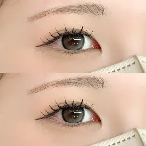 《2月限定》★自然な仕上がり★フラットラッシュ100本