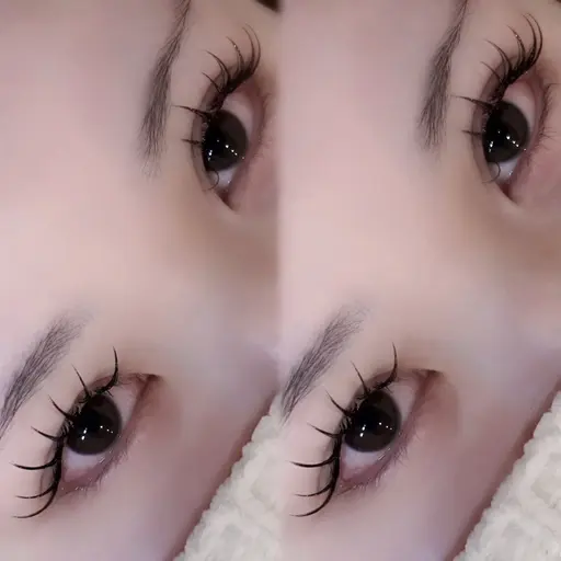 フラットラッシュ🪄︎︎100​〜​120本（30分と記載がありますが60​〜​90分の施術時間となります！）