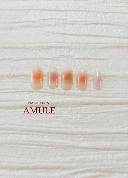 《ミニモ限定》【ジェルオフありorなし】ワンカラー(ベース)＋チークネイル💅(各1色ずつ)