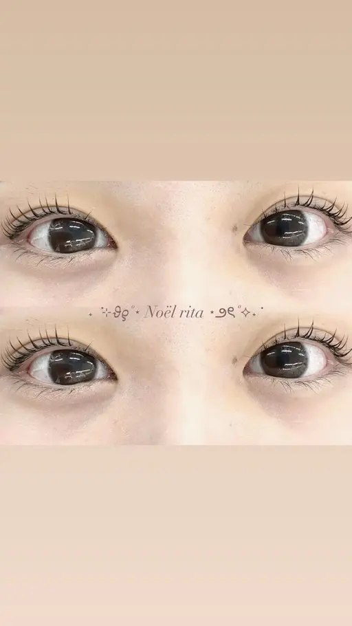 .˖⋆まつげパーマ ¥500 練習モデル♬✧*。
