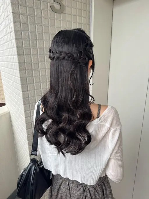 卒業式ヘアセット🎓💐