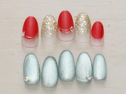 【HINAネイル初めて来店のお客様】ハンドオフあり　スナップフォトのデザイン♡無料♡　お直し不可　（９０分）