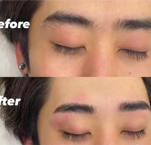 眉カット+眉ワックス