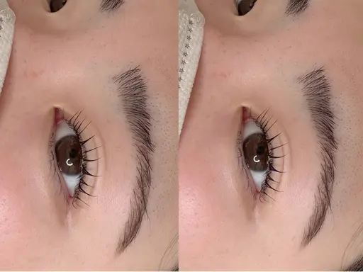 まつ毛パーマ×美眉スタイリング