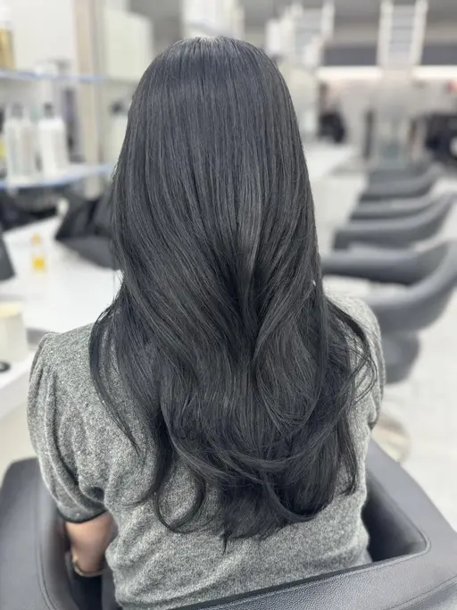 【🫧韓国風トレンドヘア🫧】レイヤーカット+艶カラー+オリジナルトリートメント+炭酸スパ🪽⟡.·*.