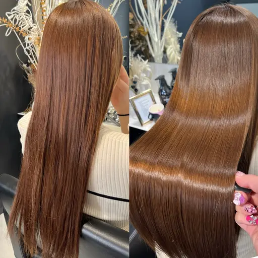 美髪縮毛矯正+毛先メンテナンスカット