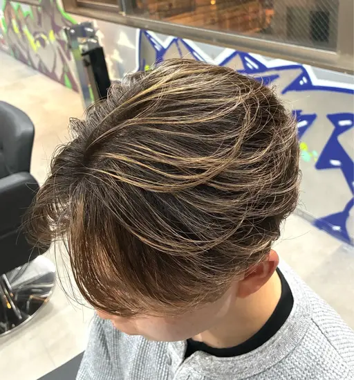 ⚡️【メンズ先着5名限定】⚡️バレイヤージュ/ハイライト＋TOKIO4STEP トリートメント （韓国、ミニモ学割）