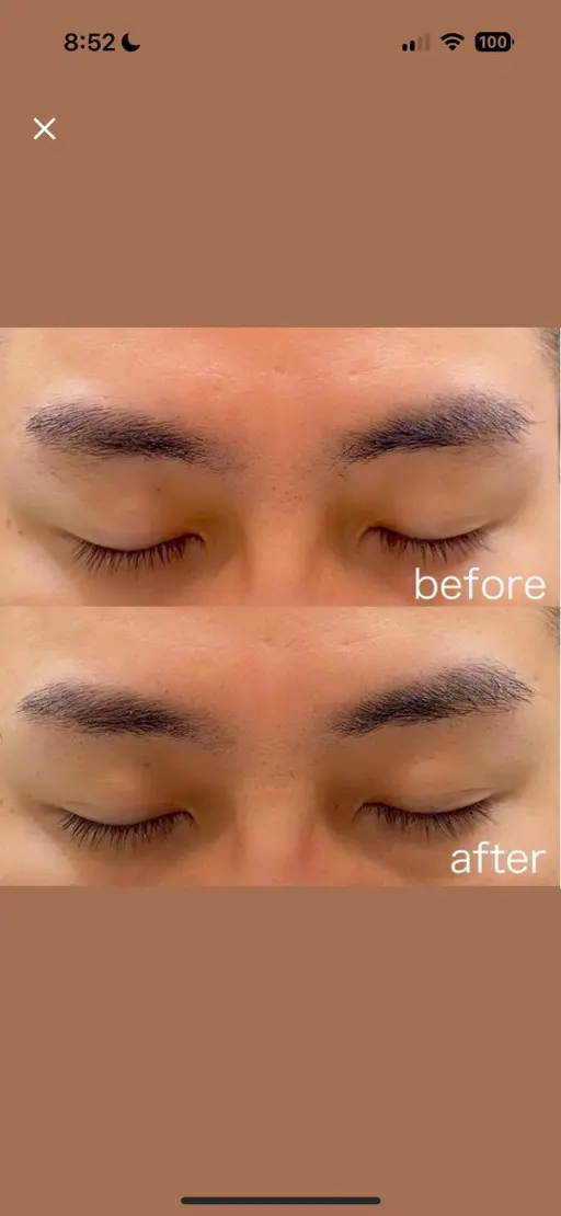 メンズ眉カットモデル➕シャンプー🪄︎︎