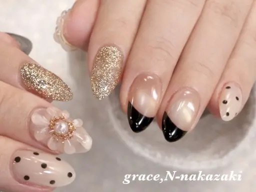 【人気No.1】持ち込みOK◎4本アートデザイン ¥6900（初回限定・フィルインオフ込み）