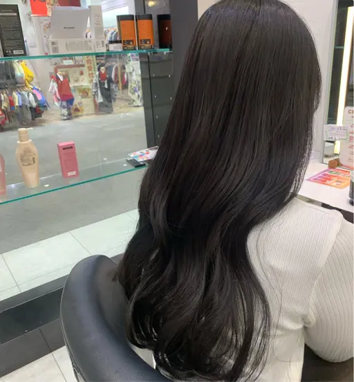 ブリーチなしワンカラー🩷➕シェルパトリートメント💖