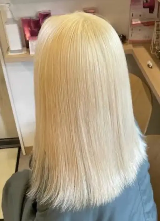 🤍ᩚ【ブリーチのみ抜きっぱなし】🤍ᩚ˚ 🦢₊✧ガラッとハイトーンイメチェンにもおすすめ˚ 🦢₊